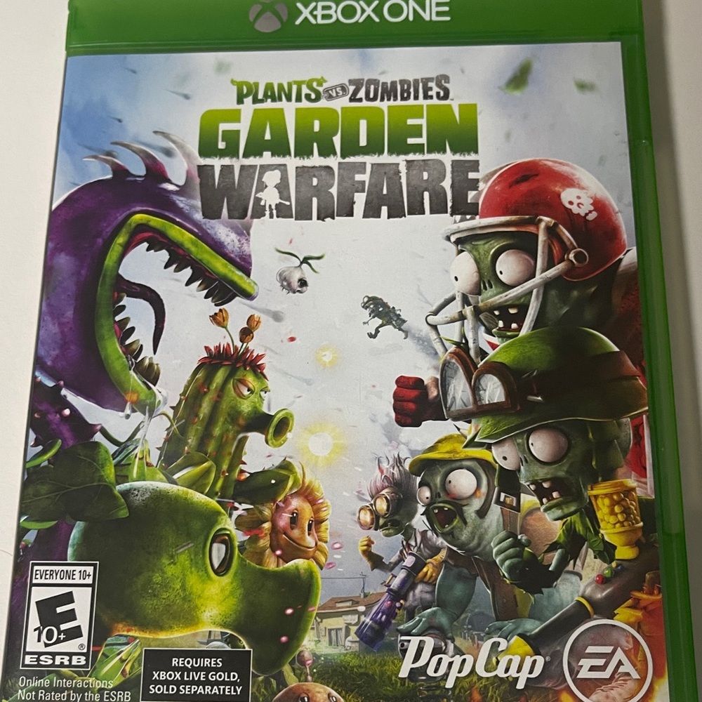 Xbox One plants vs zombies garden warfare video game